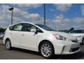 2013 Blizzard White Pearl Toyota Prius v Five Hybrid  photo #3