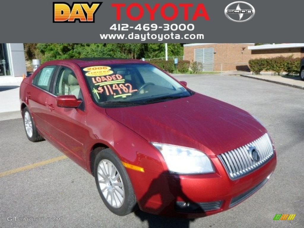 2006 Milan V6 Premier - Vivid Red Metallic / Camel photo #1