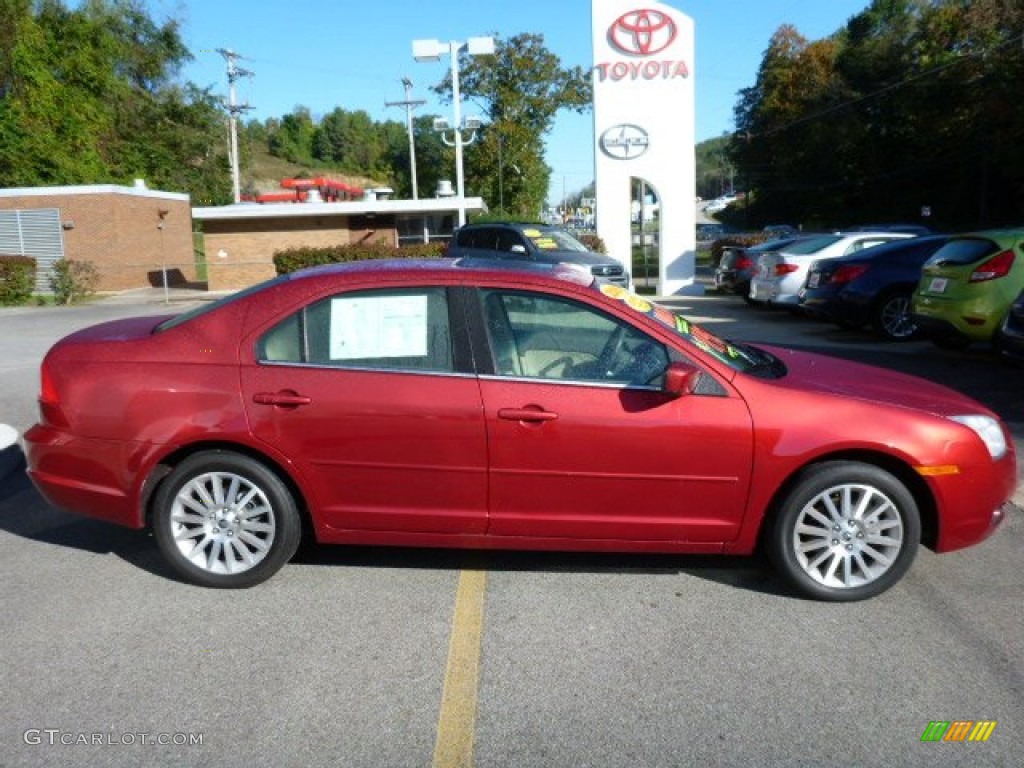 2006 Milan V6 Premier - Vivid Red Metallic / Camel photo #2