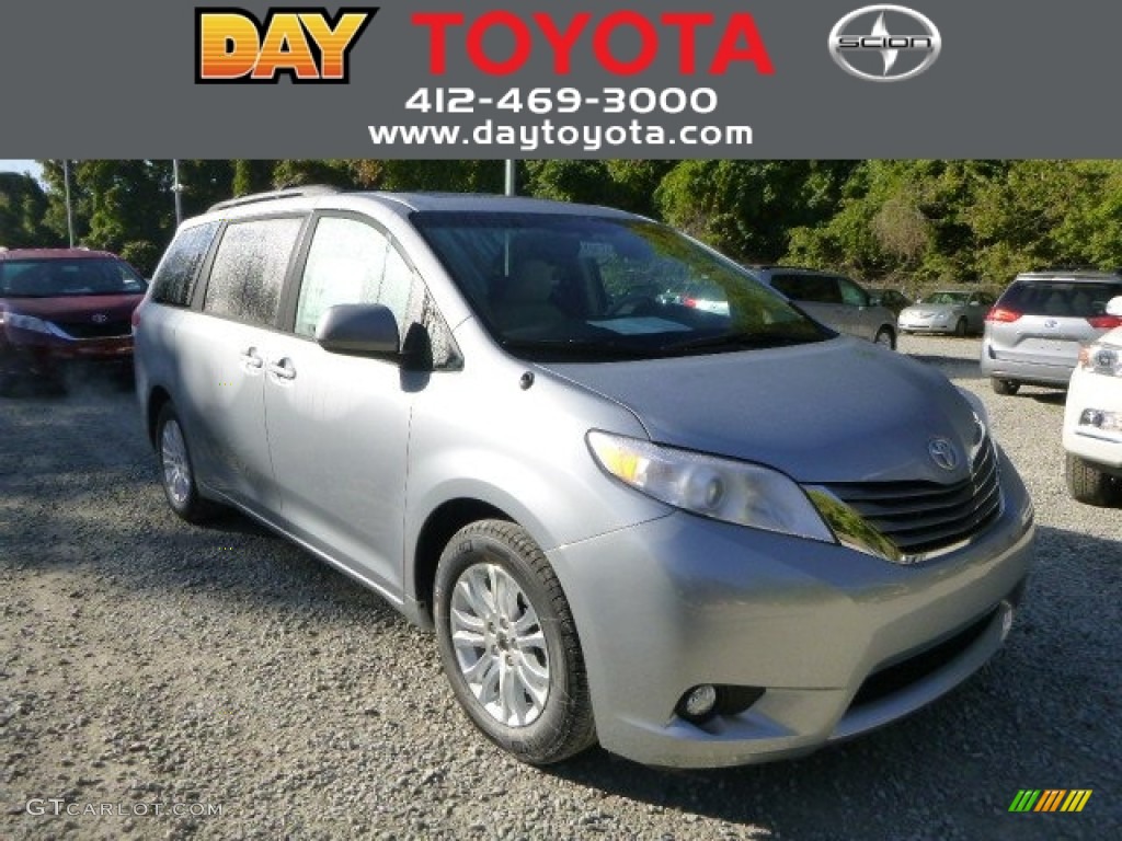 2014 Sienna XLE - Silver Sky Metallic / Light Gray photo #1