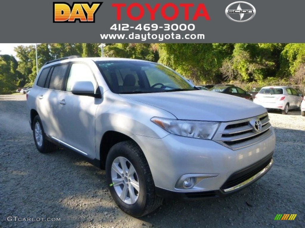 2013 Highlander V6 4WD - Classic Silver Metallic / Ash photo #1