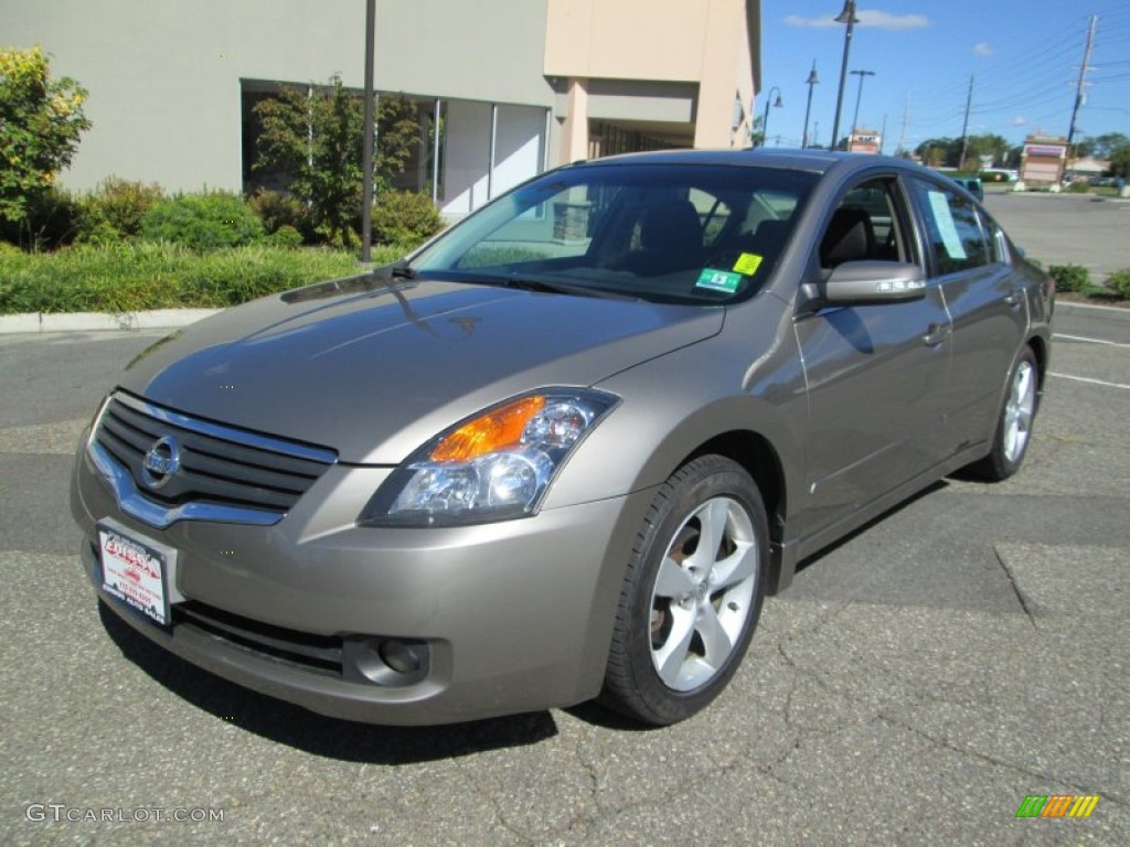 2007 Altima 3.5 SE - Pebble Beach Metallic / Charcoal photo #2