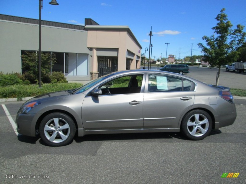 2007 Altima 3.5 SE - Pebble Beach Metallic / Charcoal photo #3