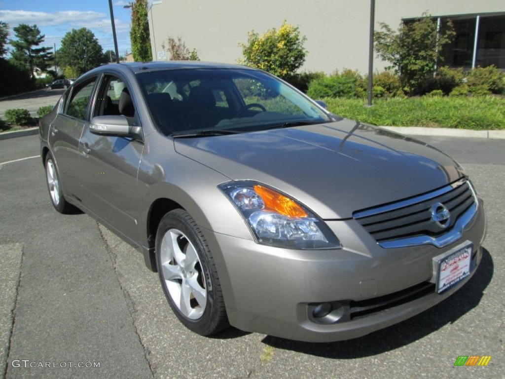 2007 Altima 3.5 SE - Pebble Beach Metallic / Charcoal photo #11
