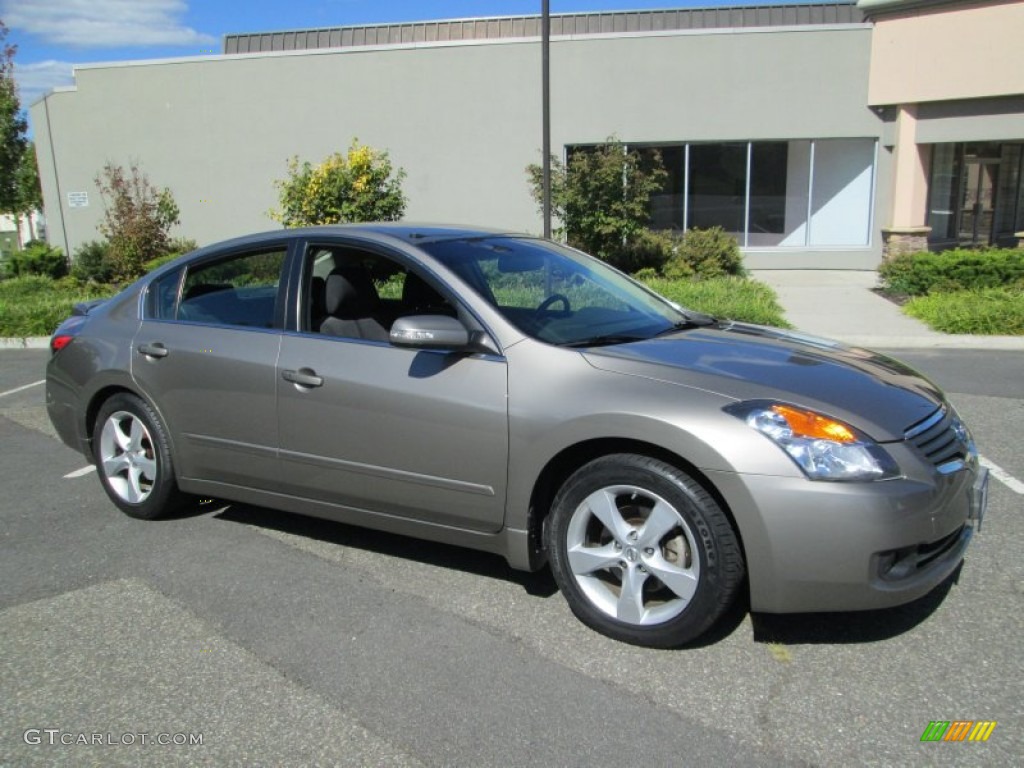 2007 Altima 3.5 SE - Pebble Beach Metallic / Charcoal photo #12