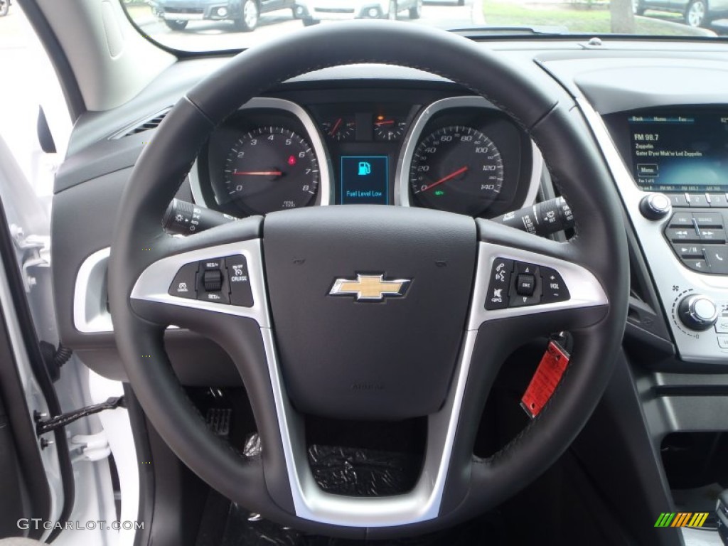 2014 Chevrolet Equinox LT Jet Black Steering Wheel Photo #86073460