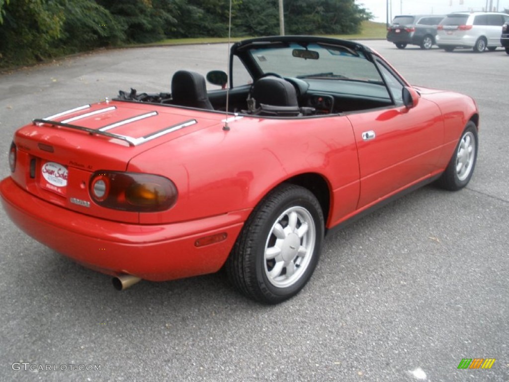 1990 MX-5 Miata Roadster - Classic Red / Black photo #9
