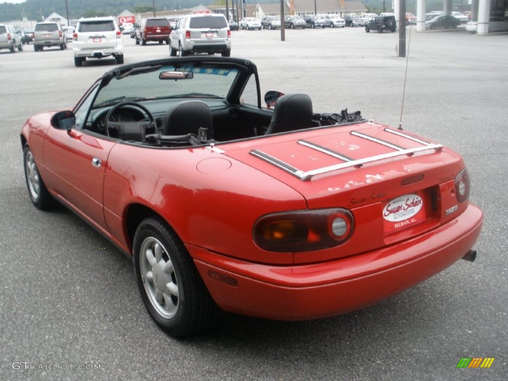 1990 MX-5 Miata Roadster - Classic Red / Black photo #11