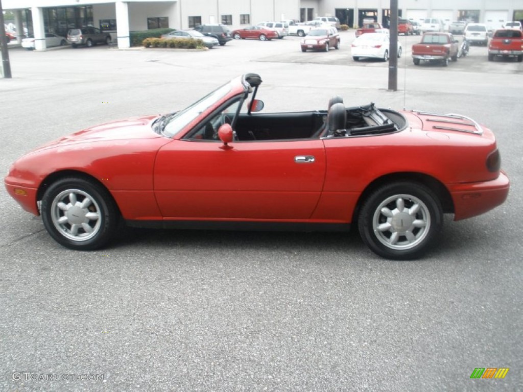 1990 MX-5 Miata Roadster - Classic Red / Black photo #12
