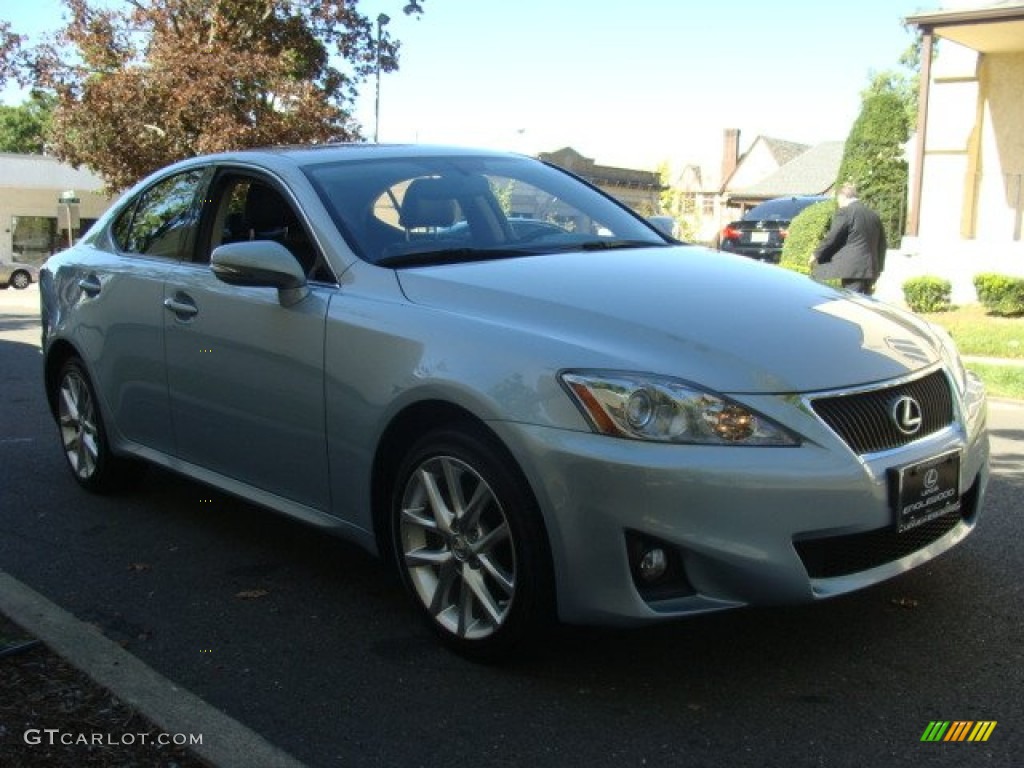 2012 IS 250 AWD - Cerulean Blue / Black photo #3