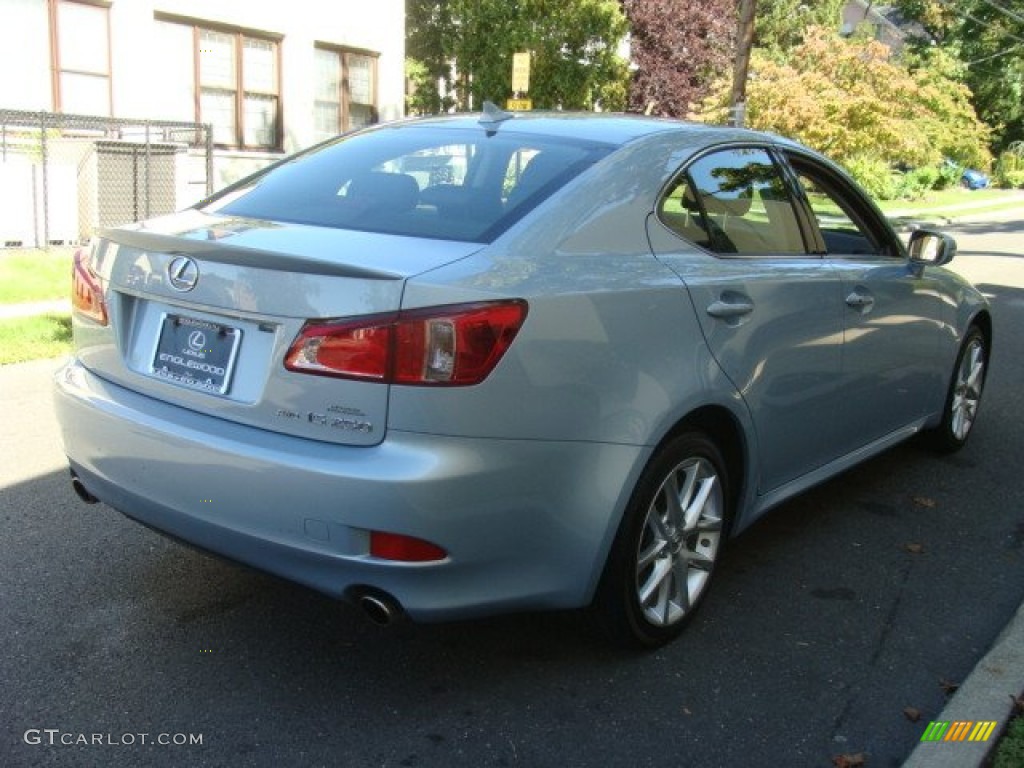 2012 IS 250 AWD - Cerulean Blue / Black photo #4