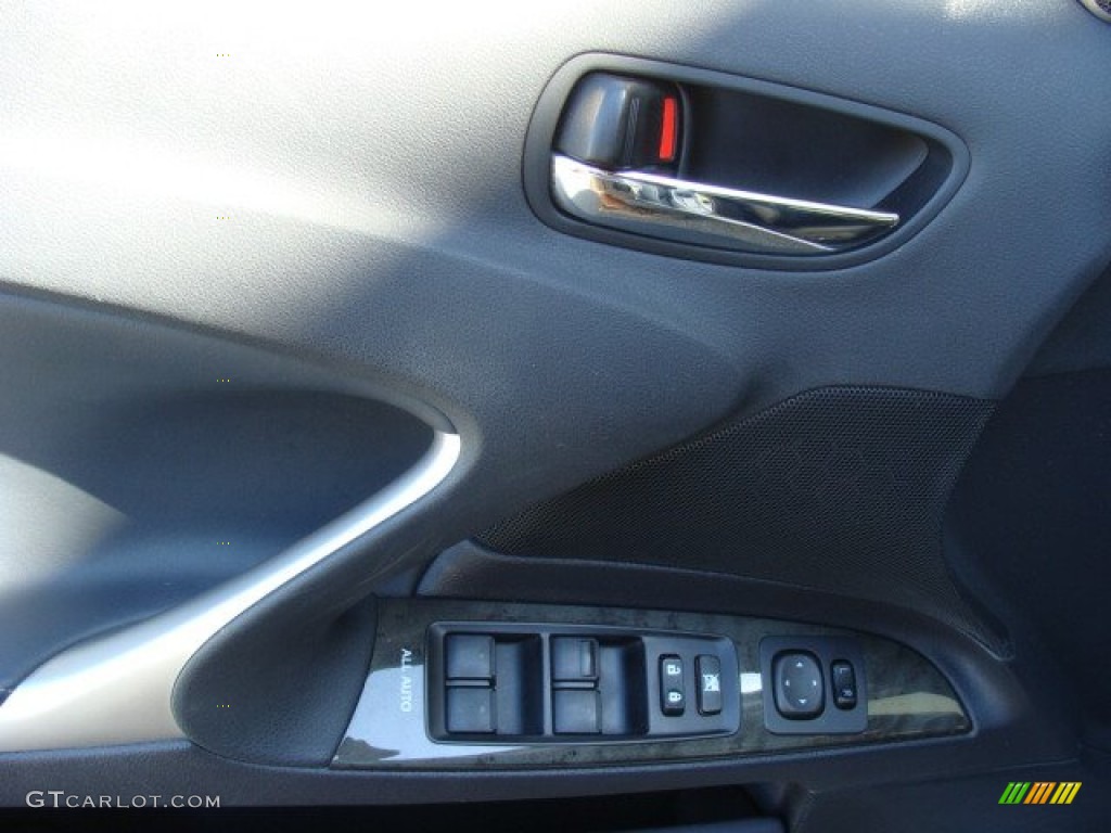 2012 IS 250 AWD - Cerulean Blue / Black photo #8