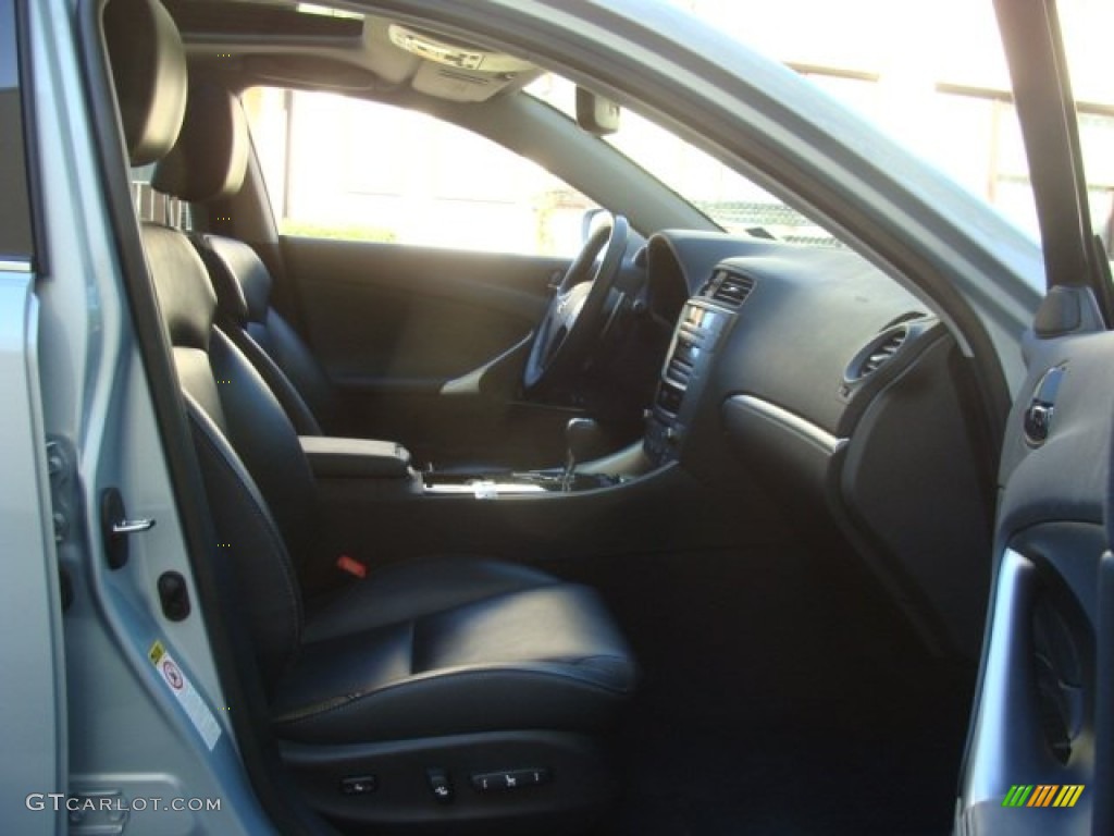 2012 IS 250 AWD - Cerulean Blue / Black photo #10