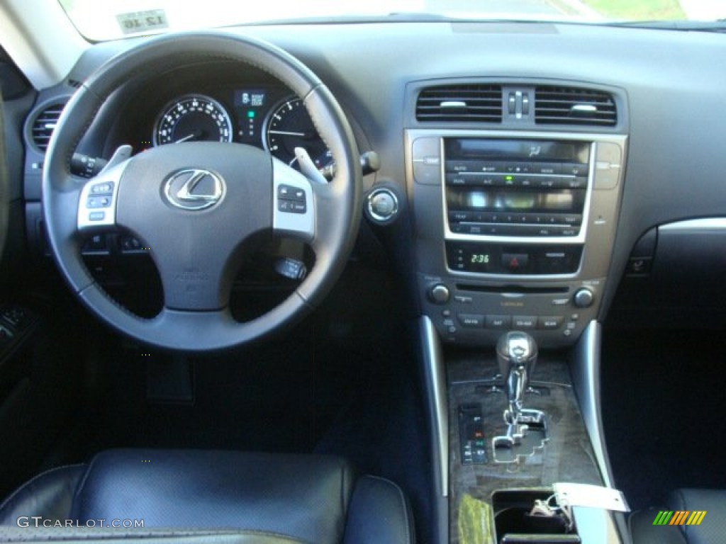 2012 IS 250 AWD - Cerulean Blue / Black photo #11