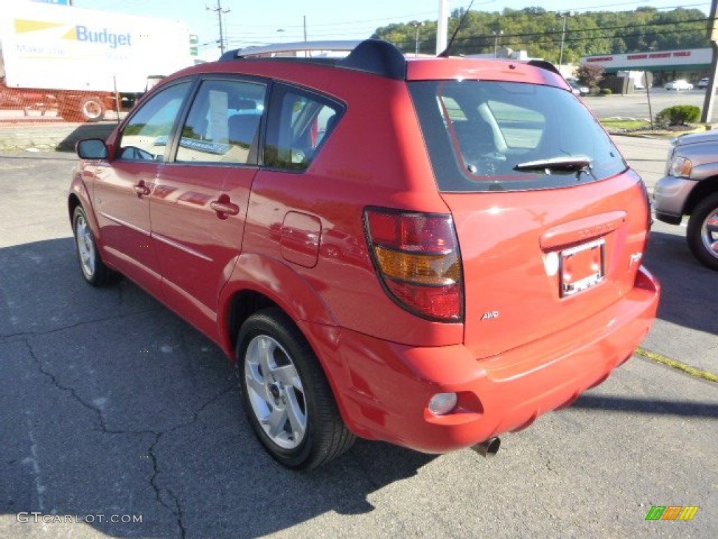 2005 Vibe AWD - Lava Red Metallic / Graphite photo #3
