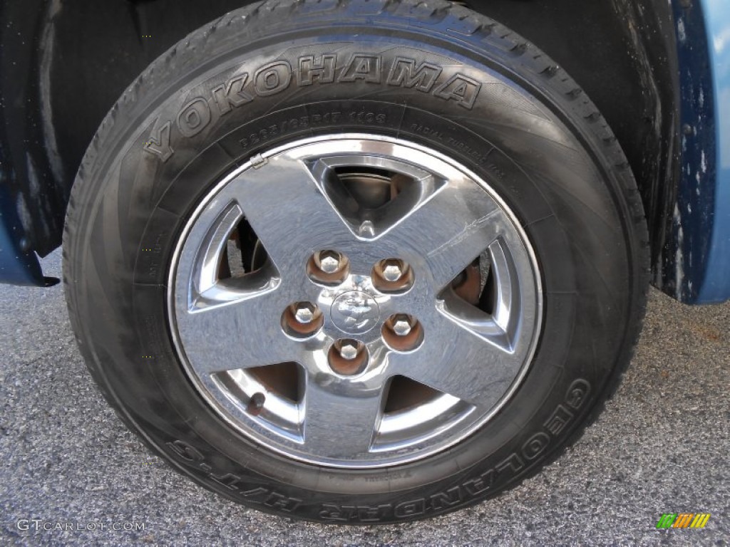 2005 Dakota SLT Club Cab 4x4 - Atlantic Blue Pearl / Medium Slate Gray photo #19