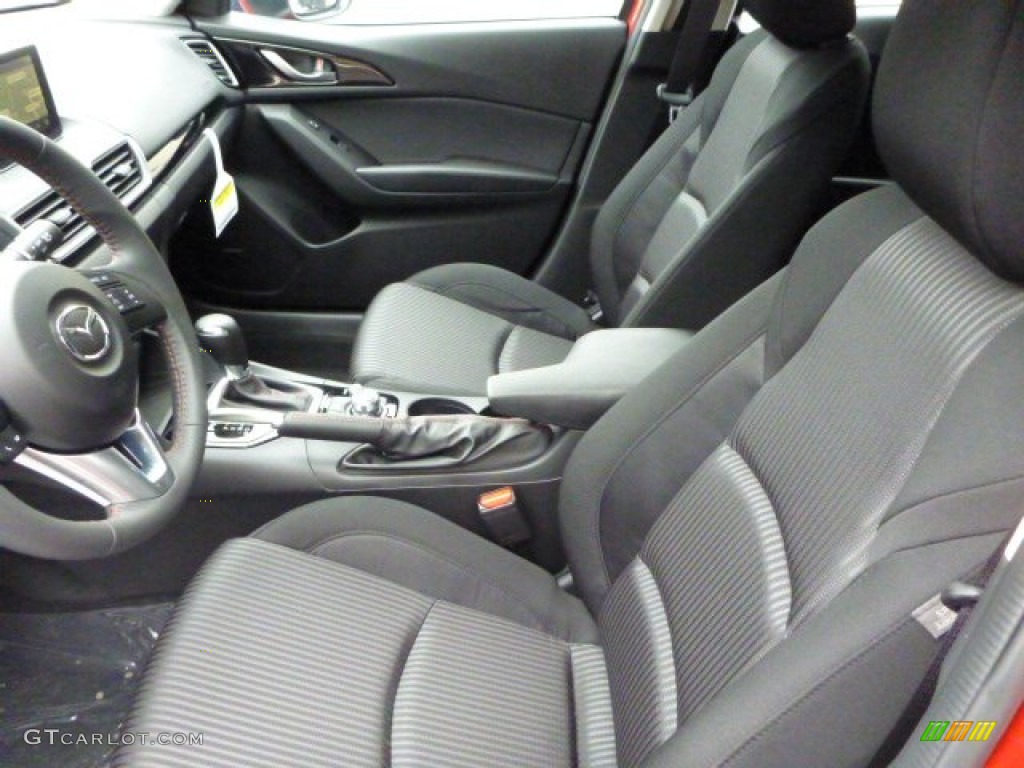Black Interior 2014 Mazda MAZDA3 i Touring 5 Door Photo #86080906