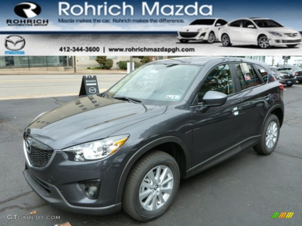 2014 CX-5 Touring AWD - Meteor Gray Mica / Black photo #1