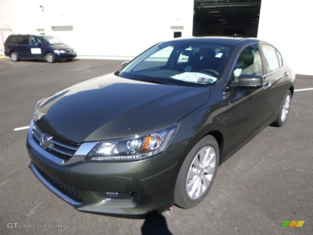 Hematite Metallic 2014 Honda Accord EX-L Sedan Exterior Photo #86081893