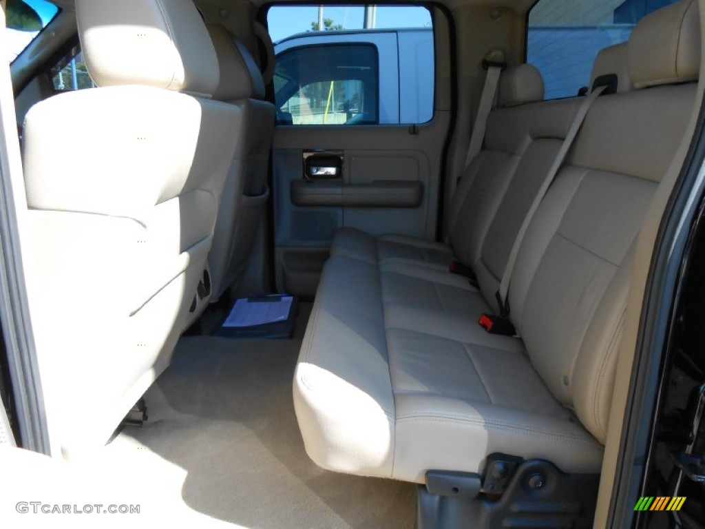 2006 F150 Lariat SuperCrew 4x4 - Black / Tan photo #14