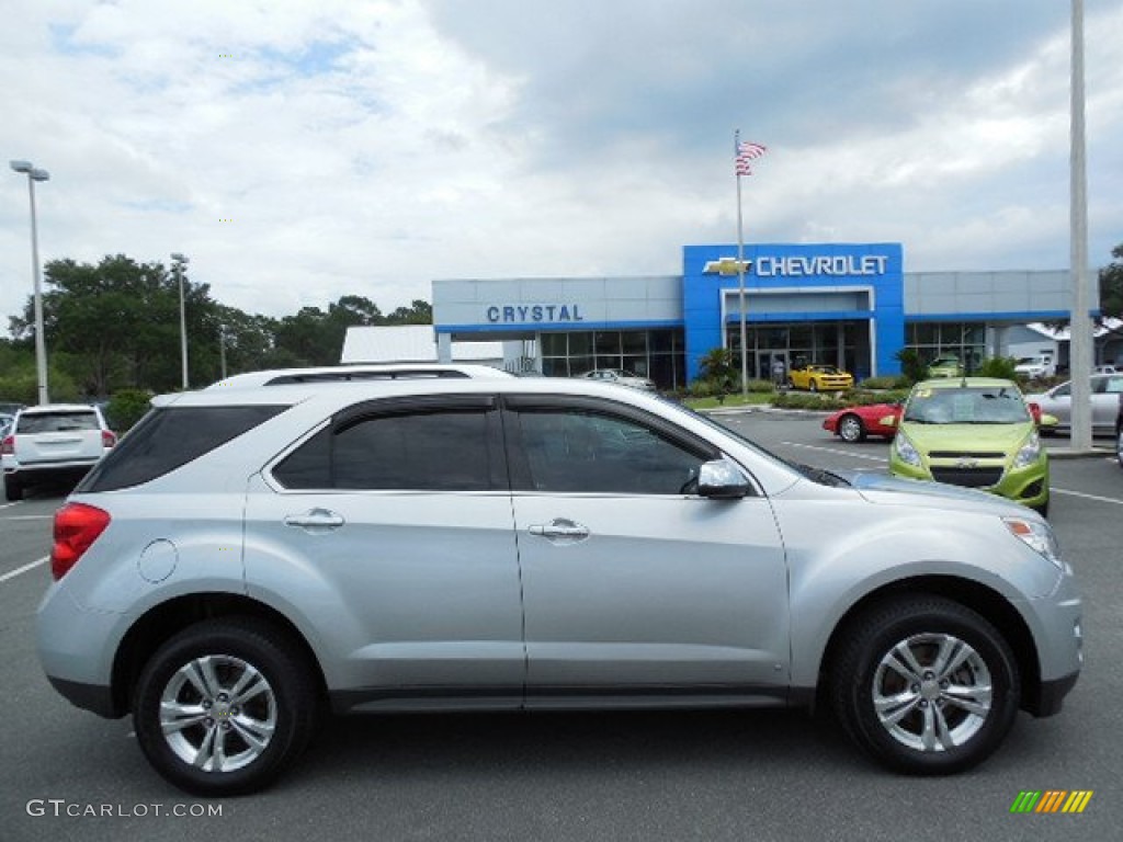 2010 Equinox LTZ - Silver Ice Metallic / Jet Black/Light Titanium photo #11