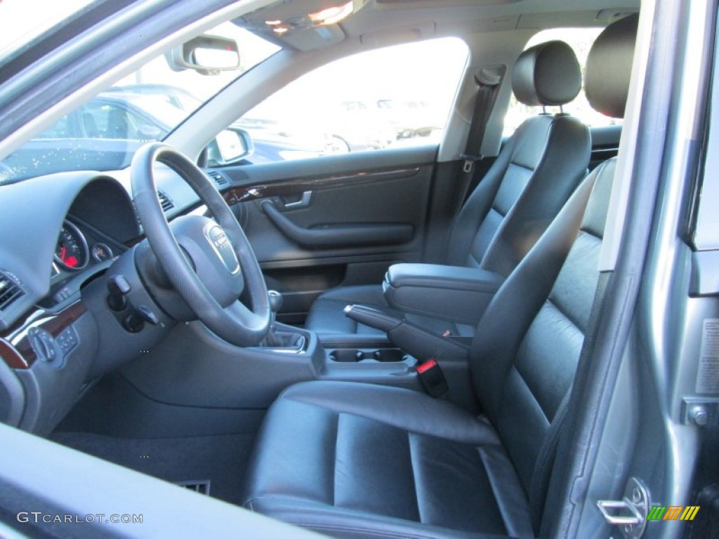 Ebony Interior 2006 Audi A4 3.2 Sedan Photo #86086162
