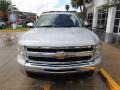 2010 Sheer Silver Metallic Chevrolet Silverado 1500 LT Extended Cab  photo #2