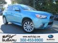 2011 Laguna Blue Metallic Mitsubishi Outlander Sport SE  photo #1