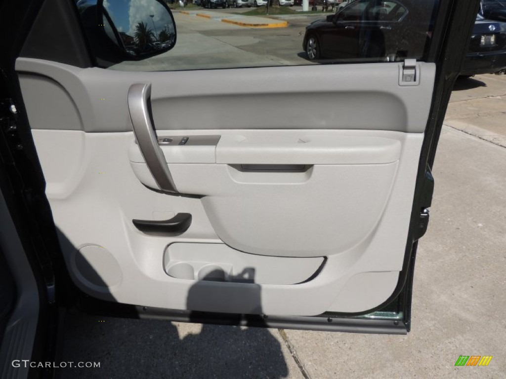 2013 Sierra 1500 SLE Crew Cab - Mineral Green Metallic / Light Titanium/Dark Titanium photo #7