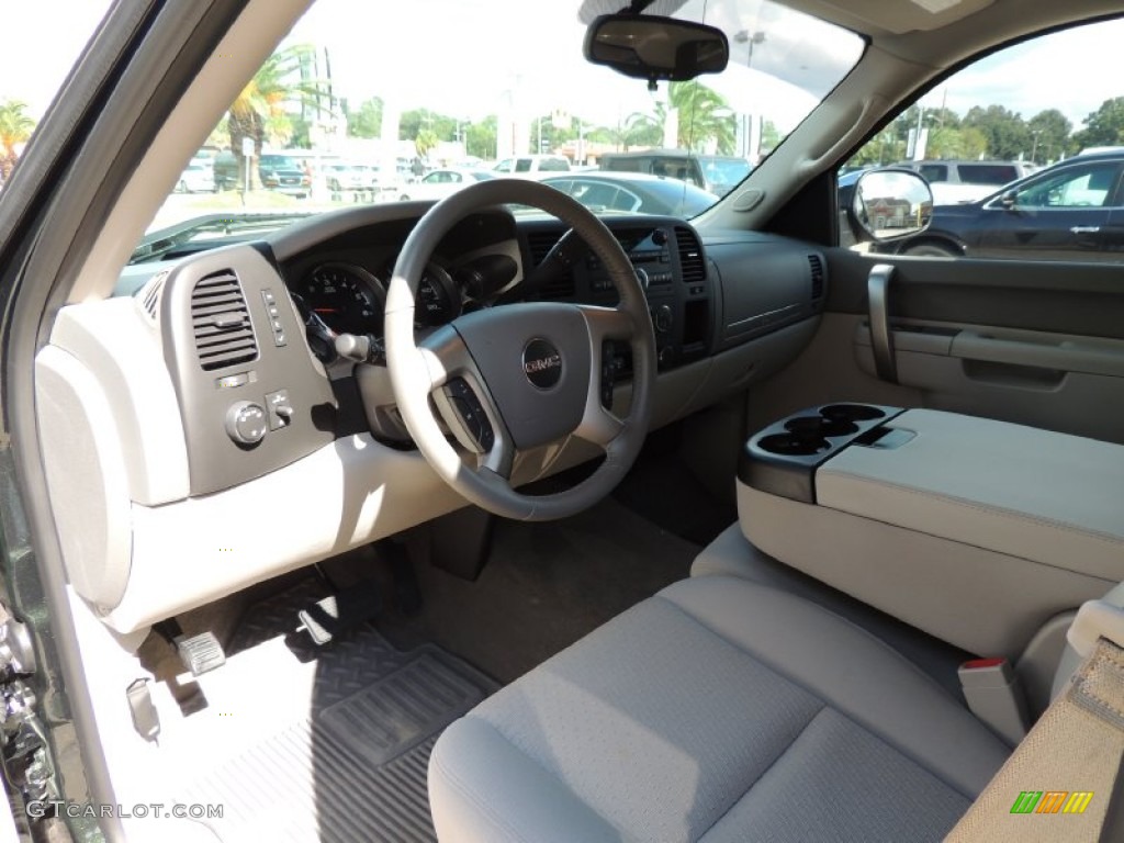 2013 Sierra 1500 SLE Crew Cab - Mineral Green Metallic / Light Titanium/Dark Titanium photo #12