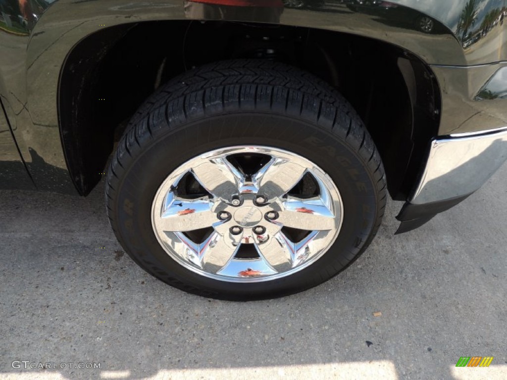 2013 Sierra 1500 SLE Crew Cab - Mineral Green Metallic / Light Titanium/Dark Titanium photo #23