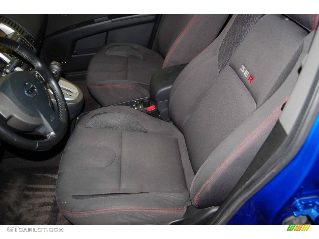2008 Sentra SE-R - Sapphire Blue / SE-R Charcoal photo #10