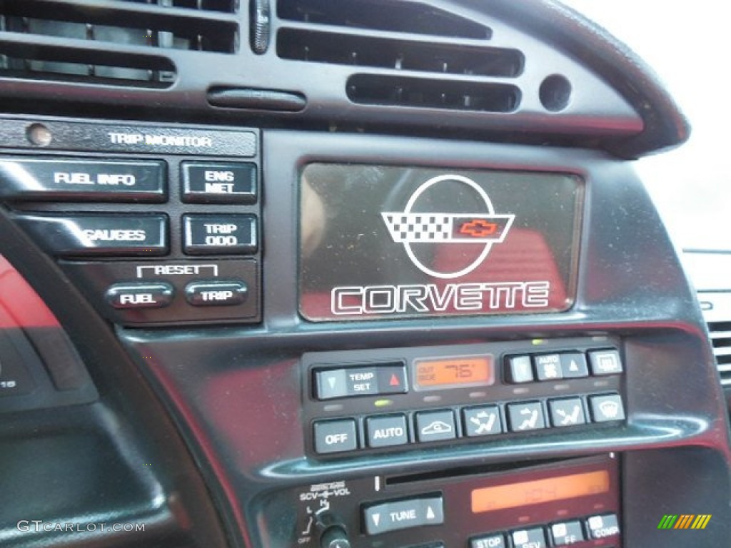 1995 Chevrolet Corvette Convertible Controls Photos