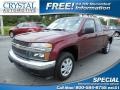 2007 Deep Ruby Red Metallic Chevrolet Colorado LS Extended Cab  photo #1
