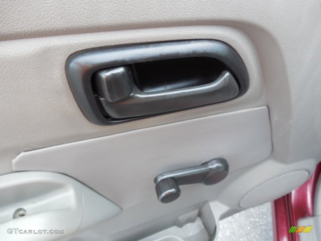 2007 Colorado LS Extended Cab - Deep Ruby Red Metallic / Medium Pewter photo #17