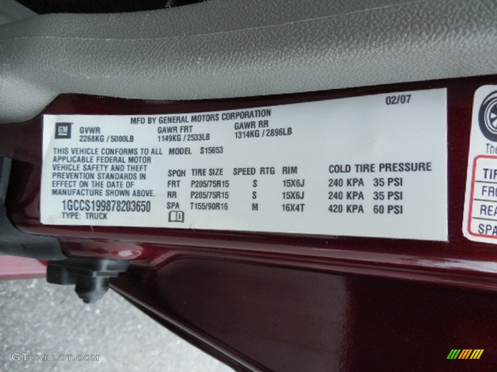 2007 Colorado LS Extended Cab - Deep Ruby Red Metallic / Medium Pewter photo #22