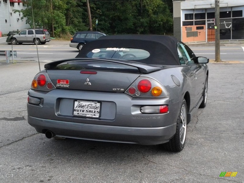 2003 Eclipse Spyder GTS - Titanium Pearl / Midnight photo #4