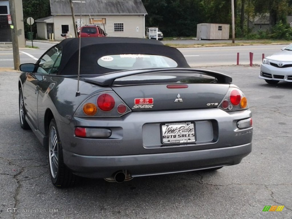 2003 Eclipse Spyder GTS - Titanium Pearl / Midnight photo #5