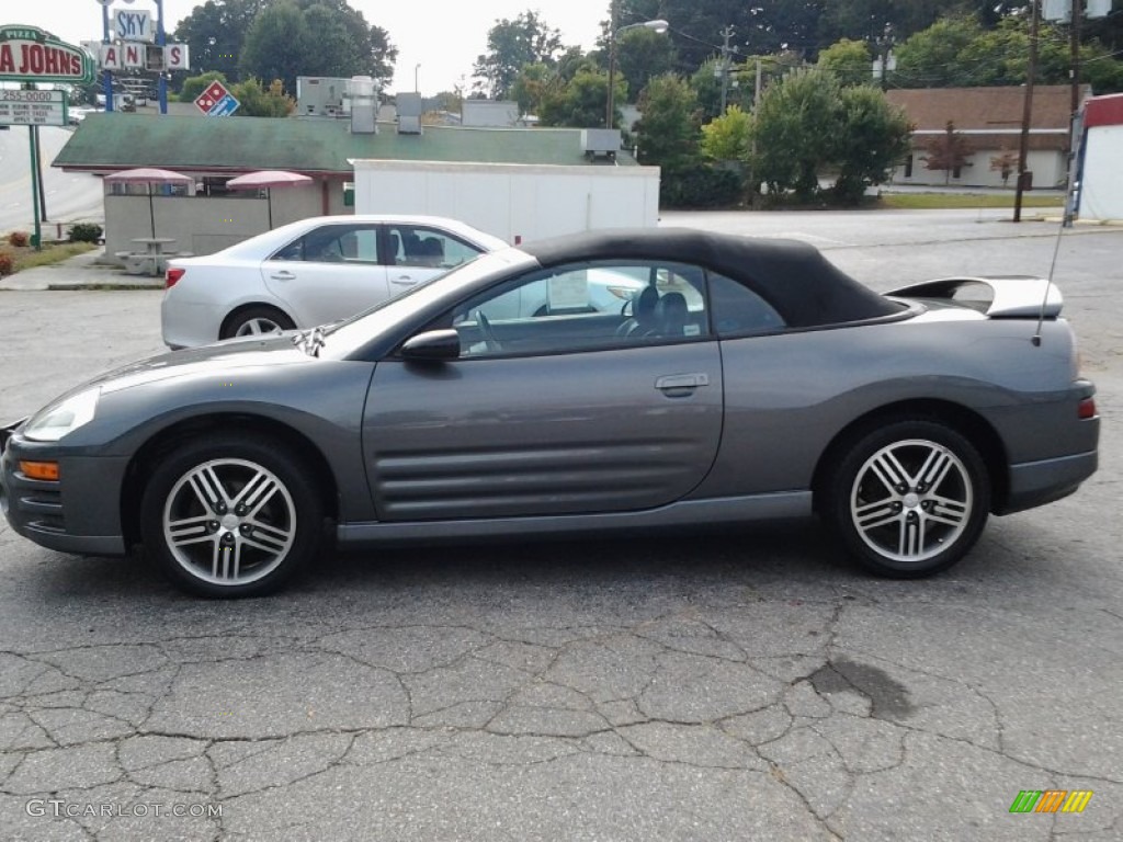 2003 Eclipse Spyder GTS - Titanium Pearl / Midnight photo #7