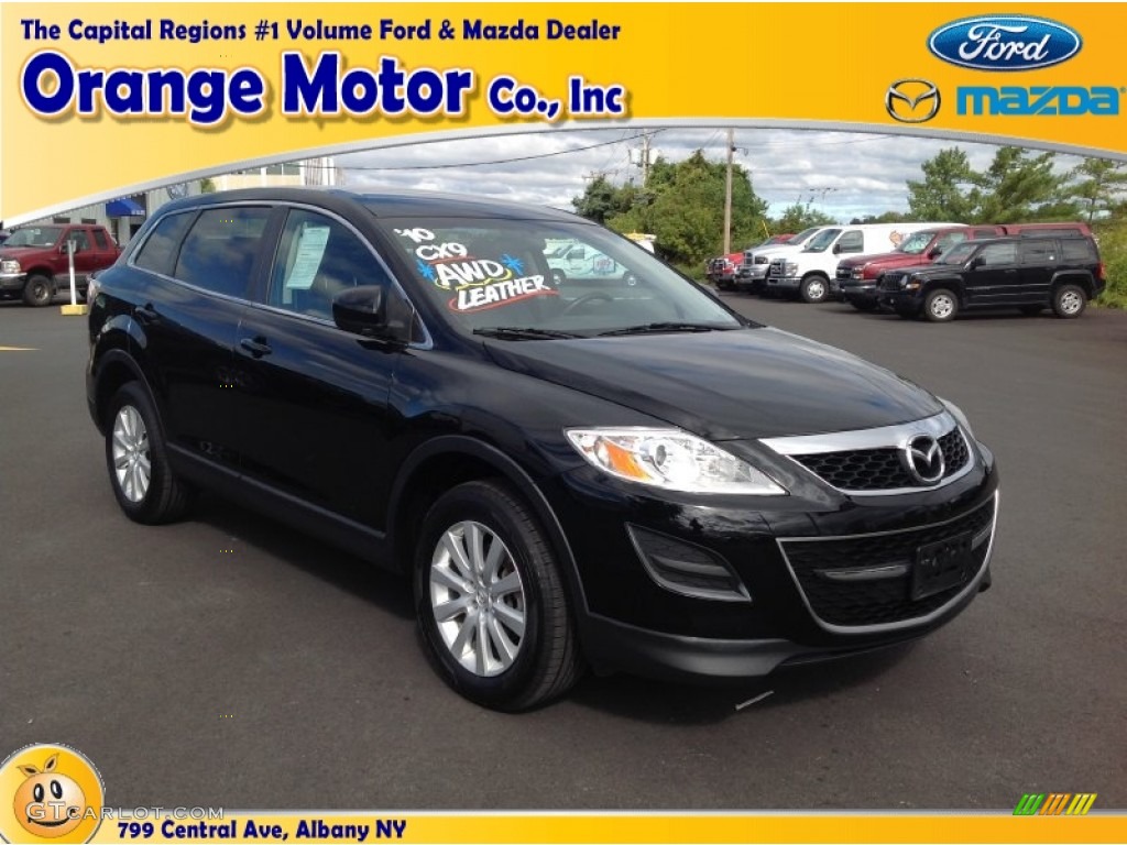 2010 CX-9 Touring AWD - Brilliant Black / Black photo #1