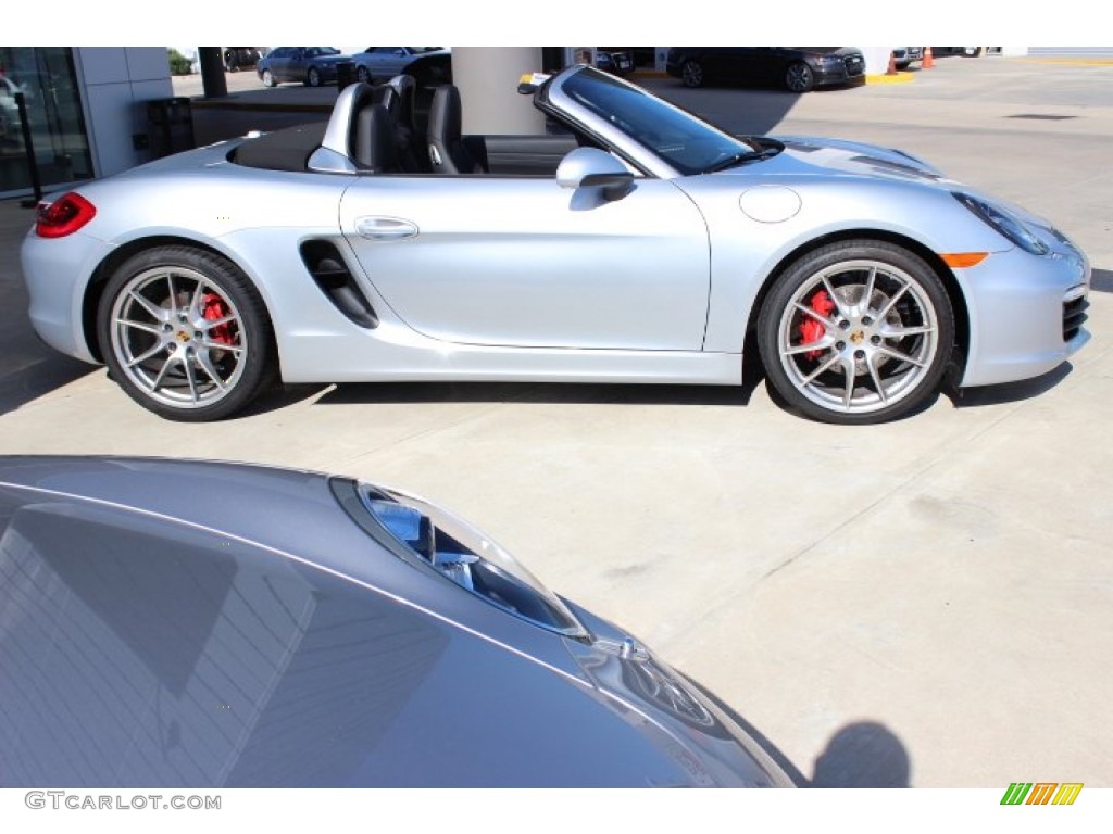 Rhodium Silver Metallic 2014 Porsche Boxster S Exterior Photo #86090229