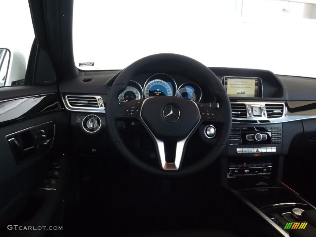 2014 E E250 BlueTEC Sedan - Diamond White Metallic / Black photo #8