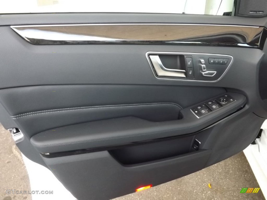 2014 Mercedes-Benz E E250 BlueTEC Sedan Black Door Panel Photo #86090623