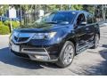 2010 Crystal Black Pearl Acura MDX Advance  photo #7