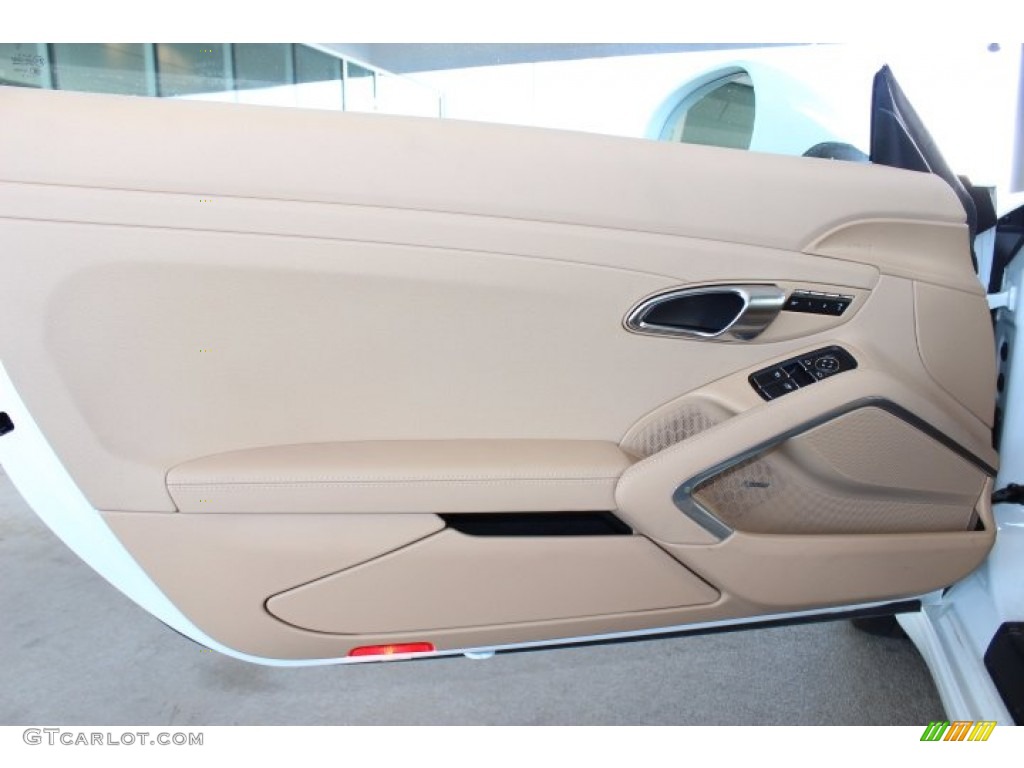 2014 Porsche 911 Carrera Coupe Luxor Beige Door Panel Photo #86091089