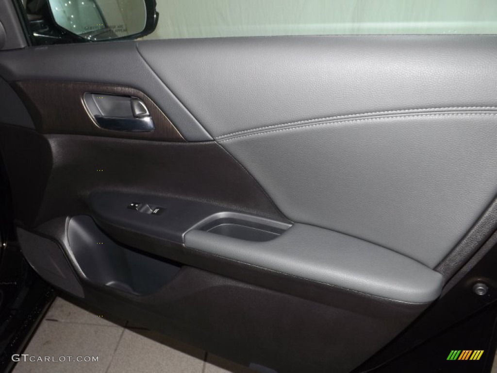 2014 Accord EX-L Sedan - Crystal Black Pearl / Black photo #36