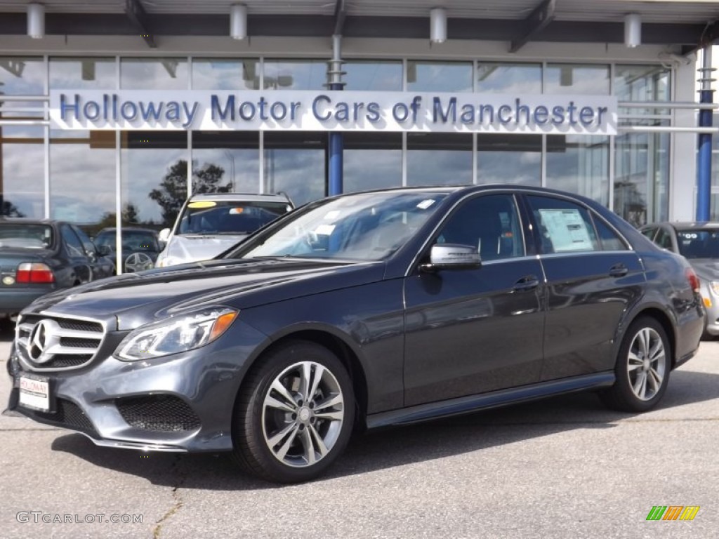 2014 E E250 BlueTEC Sedan - Steel Gray Metallic / Black photo #1