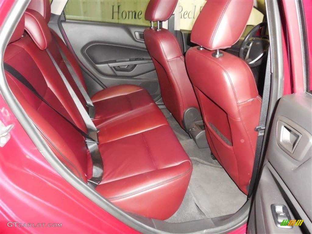 2011 Ford Fiesta SEL Sedan Rear Seat Photo #86091751