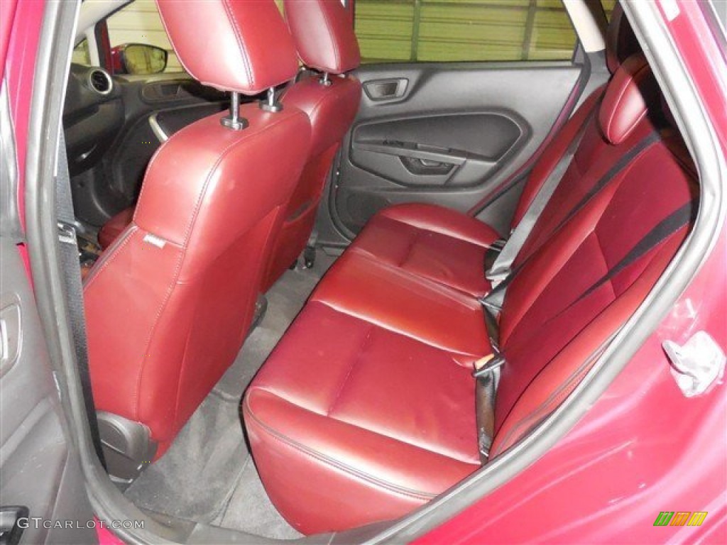 2011 Ford Fiesta SEL Sedan Rear Seat Photos