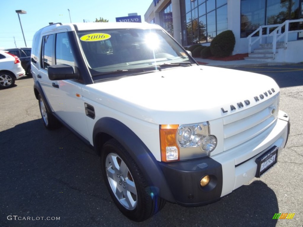 2006 LR3 V8 HSE - Chawton White / Black photo #1